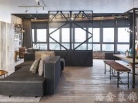 工業(yè)風格家居裝修裝飾室內(nèi)設(shè)計效果-A511-2