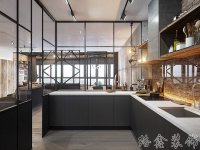 工業(yè)風格家居裝修裝飾室內(nèi)設(shè)計效果-A511-4
